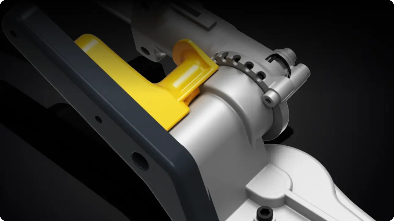 11-polohový kloubový nůž