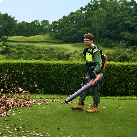 Rygsæksblæser Ombord-forbindelse