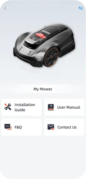 Support and Settings Menu